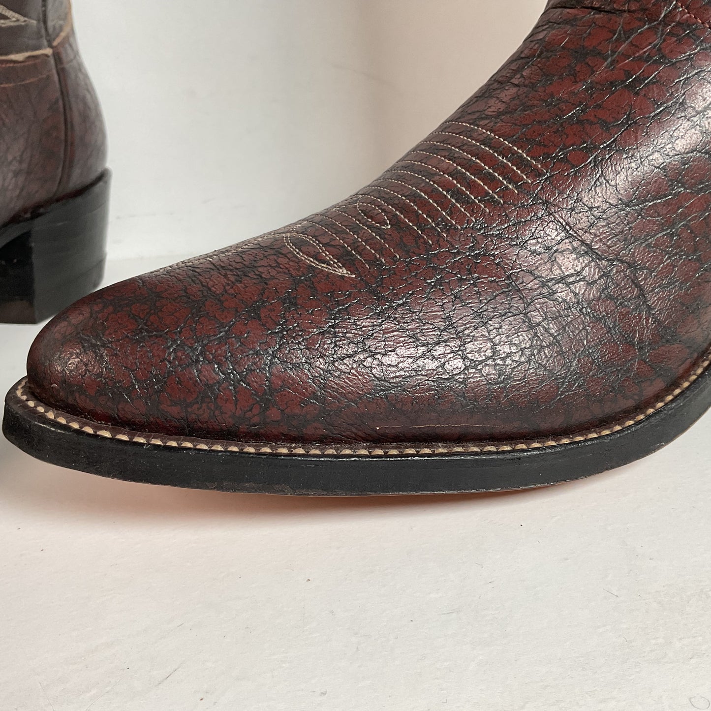 Vintage Tony Lama Caribou Buckaroo Boots | Exotic | Gold Label | Cowboy | 11 E