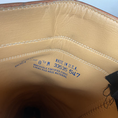 Vintage Women’s Longhorn Campus Boots 8 M USA Made Chunky