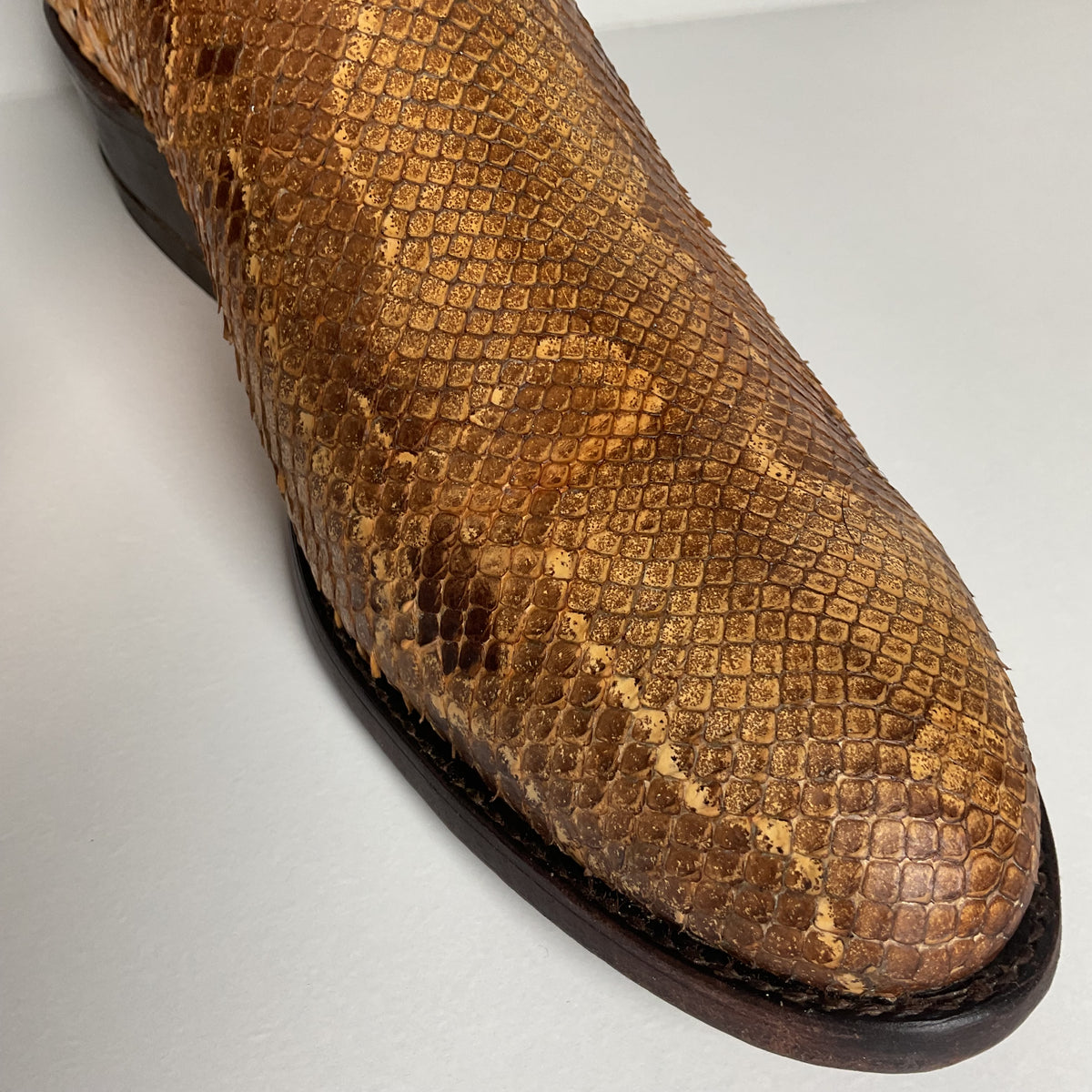 Vintage Tony Lama Boa Snake Cowboy Boots | Exotic | USA Made | Men’s 12 D