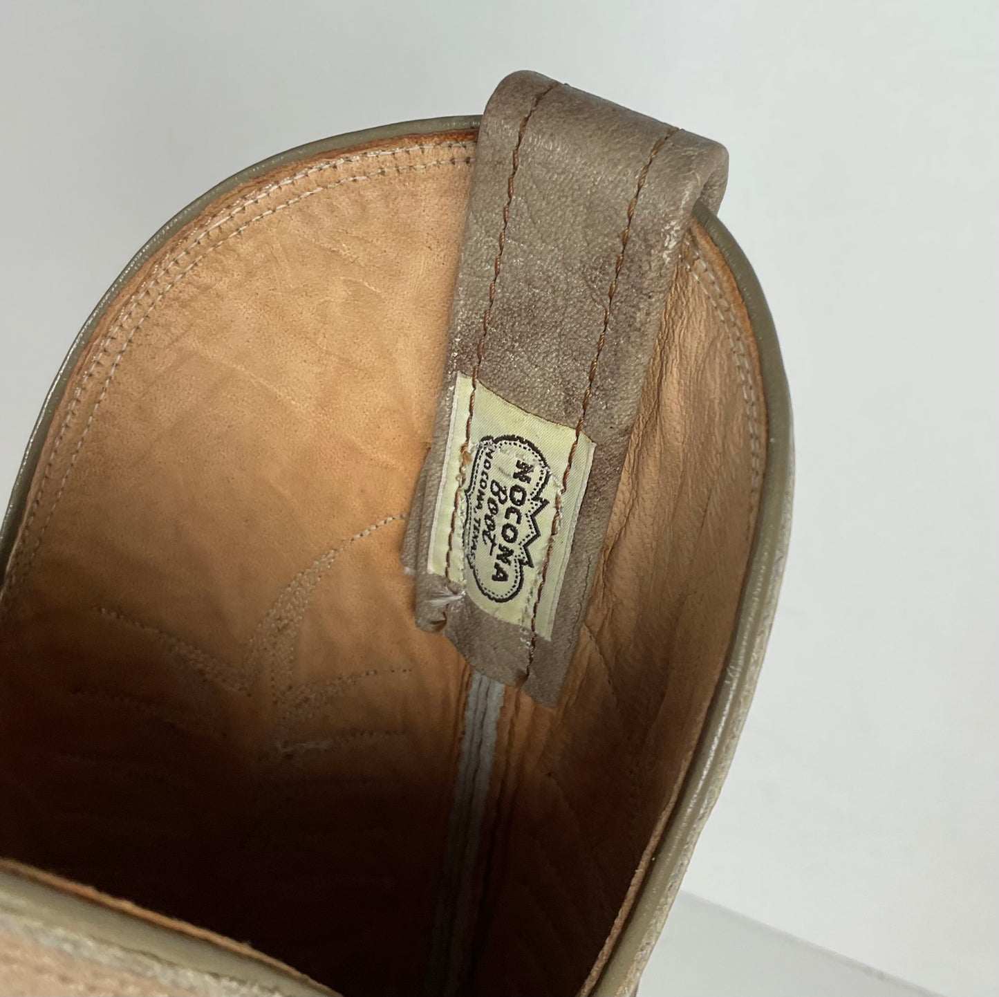 Vintage Nocona Cowgirl Boots | Marbled Grey | Men’s 6 | Women’s 7