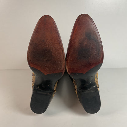 Vintage Bull Rider Python Cowboy Boots | Snakeskin | Men’s 10.5 E