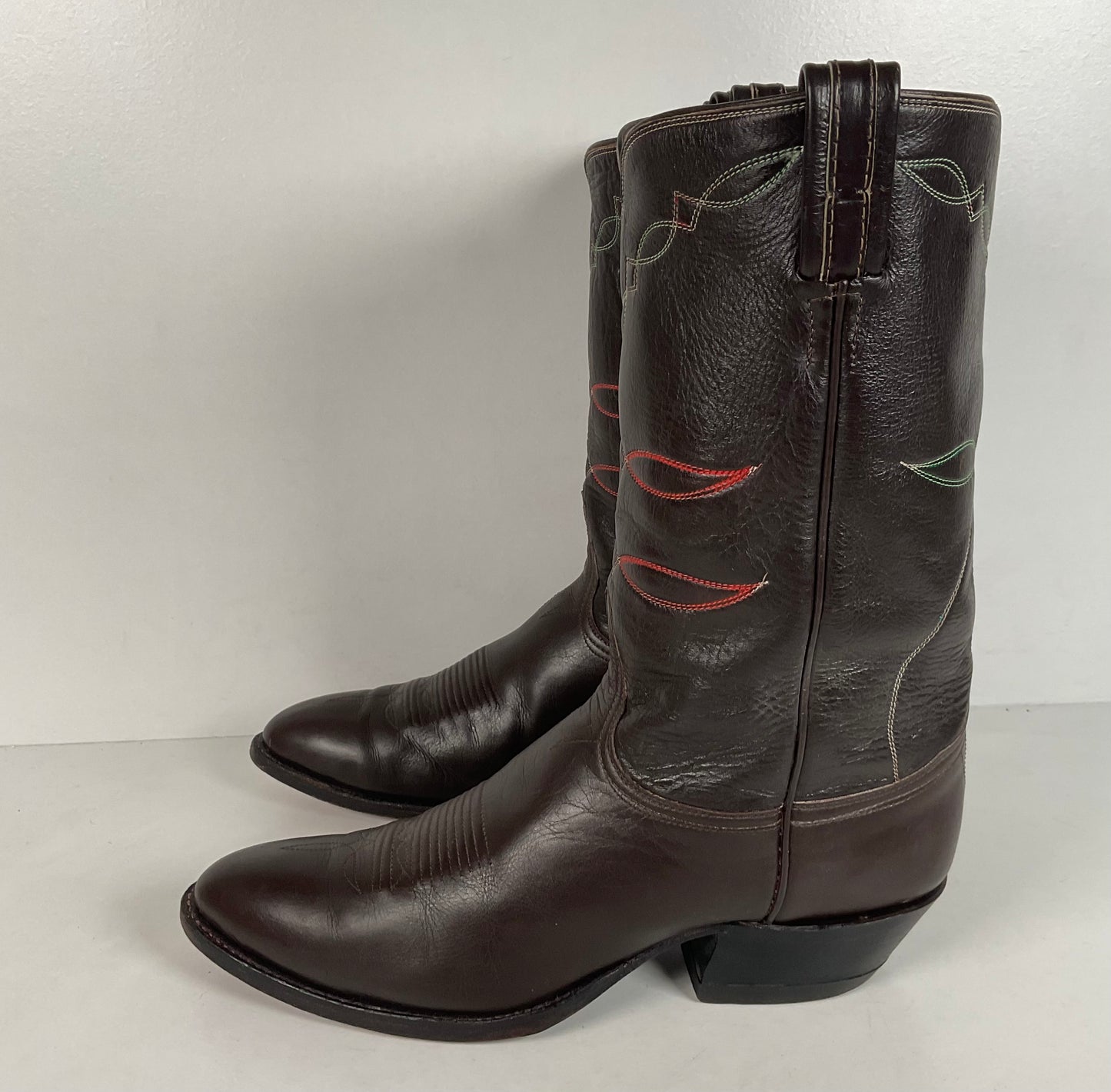 Vintage Tony Lama Buffalo Calf Cowboy Boots | 1960s-1970s | Narrow | Men’s 11 B