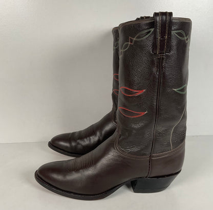Vintage Tony Lama Buffalo Calf Cowboy Boots | 1960s-1970s | Narrow | Men’s 11 B