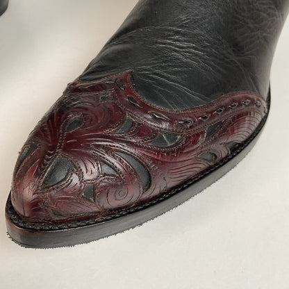 Tres Outlaws Custom Cowboy Boots | Tooled Wingtip Triad | Men’s 16 E