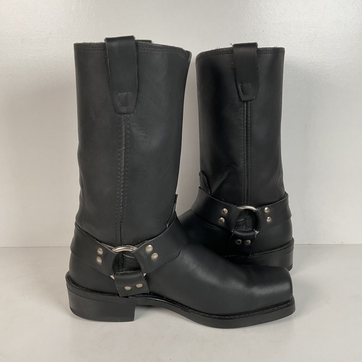 Vintage Durango Black Oiled Harness Boots | USA Made | Men’s 9 EE