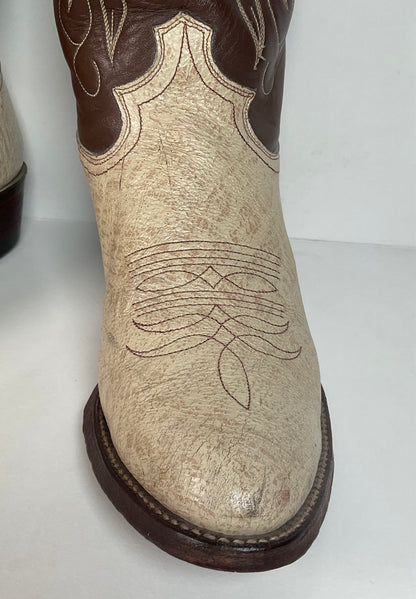 Vintage Justin Exotic Antelope Cowboy Boots | USA Made | Men’s 8 D