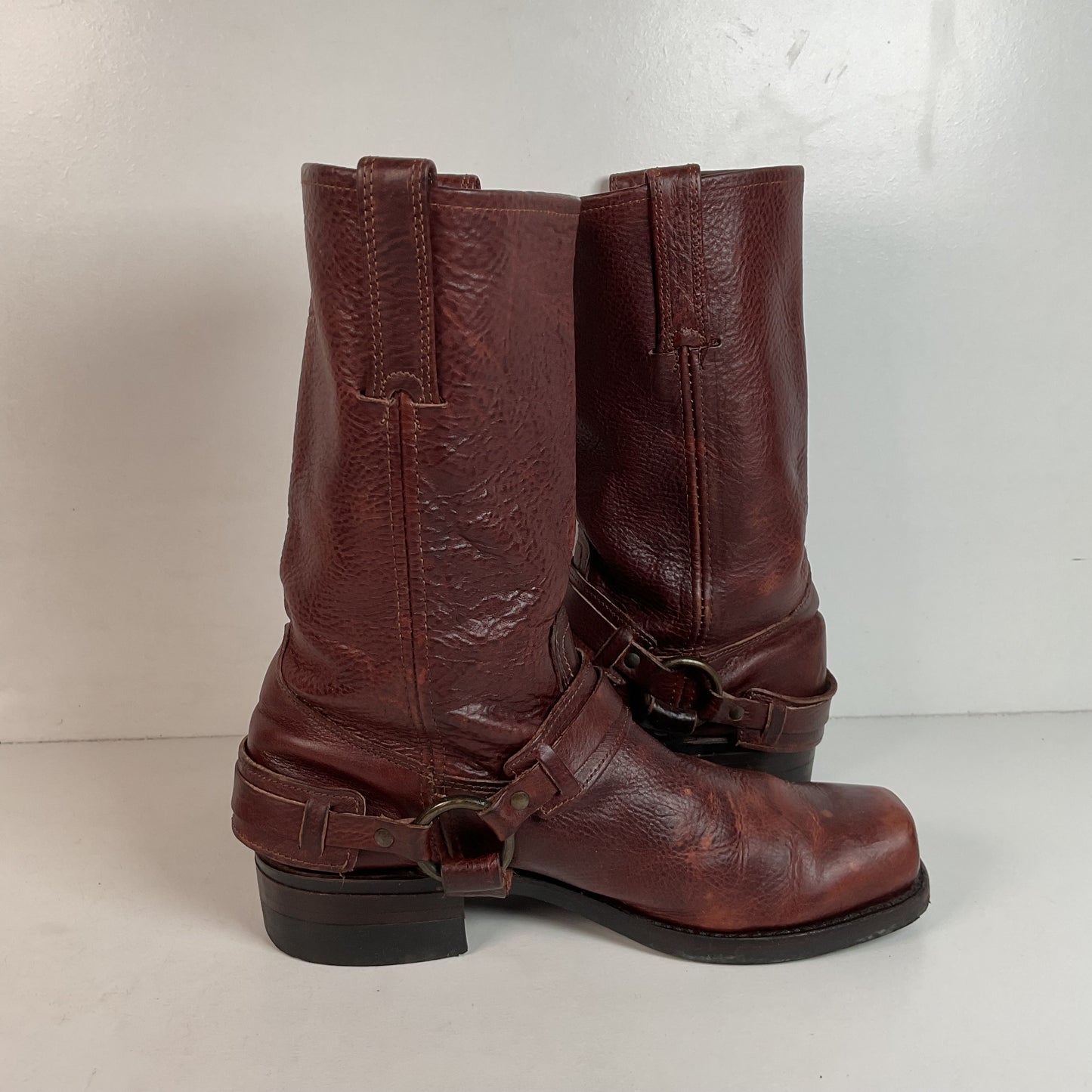 Frye Men’s Belted Harness Boot 11.5 M USA Made Bison Retired