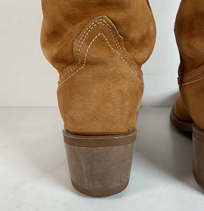 Vintage Wolverine Pig Skin Suede Cowgirl Boots | USA Made | Women’s 7.5 M