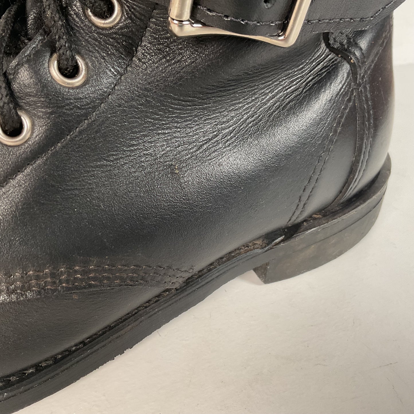 Vintage Harley Davidson Tall Lace Up Boots | USA Made | Men’s 8 | Women’s 9