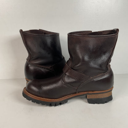 Abilene’s Golden Retriever Engineer Ankle Boots | USA Made | Women’s 9 M