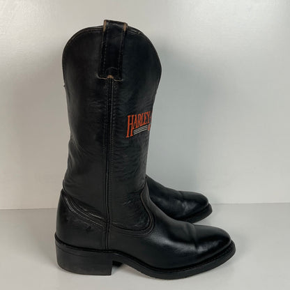 Vintage Harley Davidson Cowboy Boots | USA Made | Men’s 6.5 | Women’s 7.5