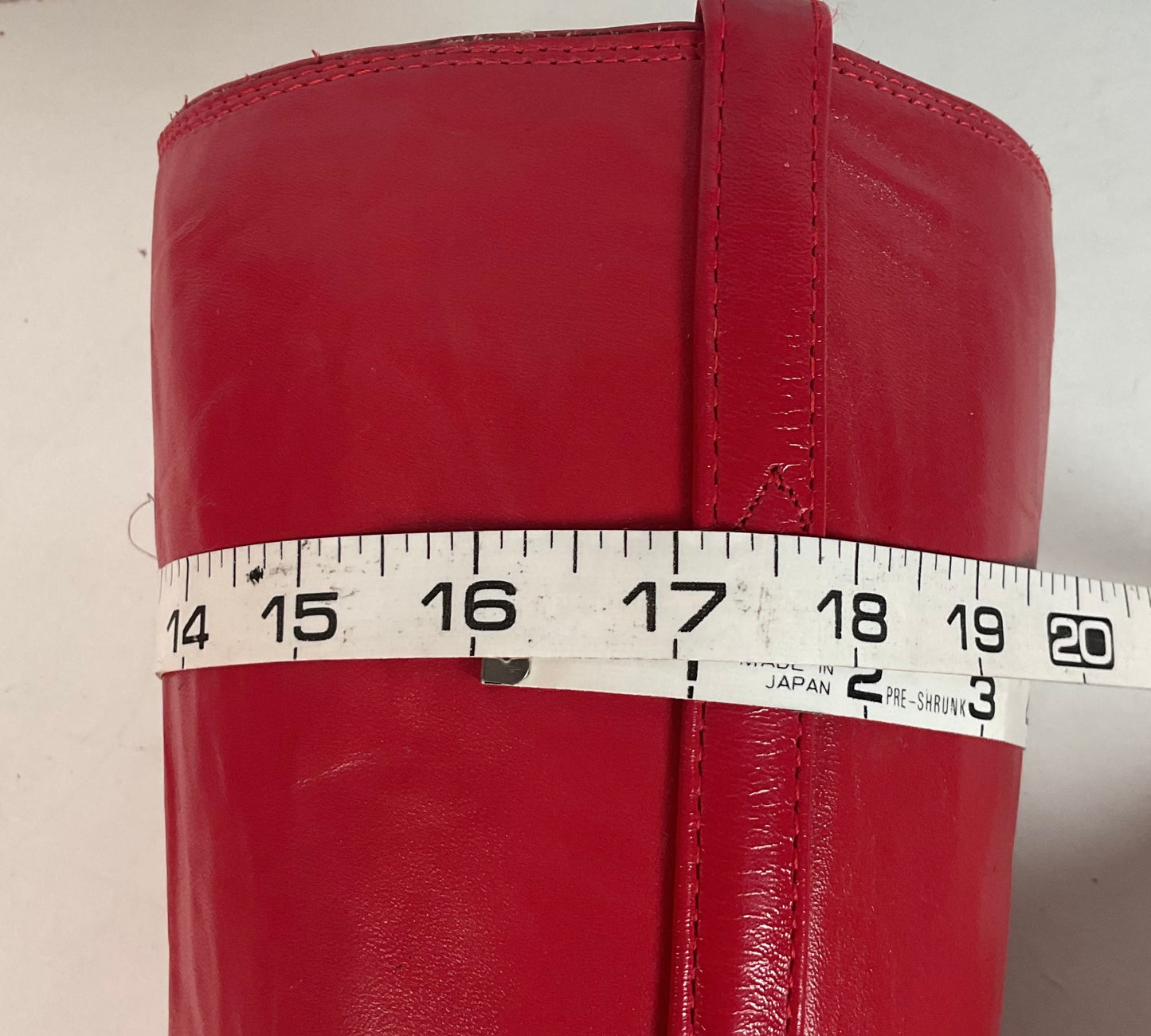 Vintage Justin Ruby Red Riding Boots 8.5 AA (Extra Narrow) USA Made Campus