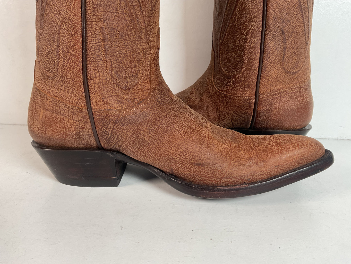 Black Jack Kangaroo Cowboy Boots — Exotic — Men’s 8 D