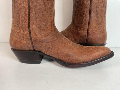Black Jack Kangaroo Cowboy Boots — Exotic — Men’s 8 D