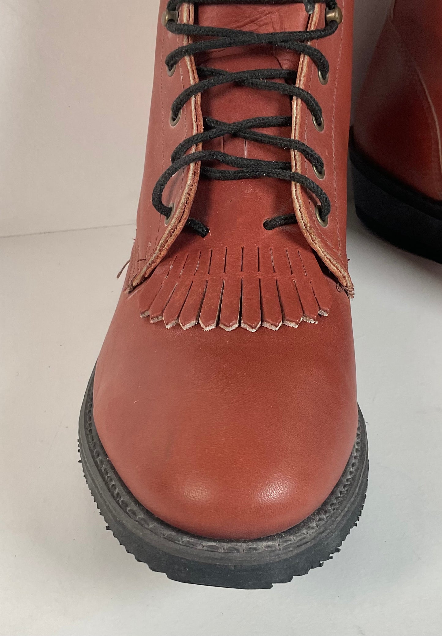 Vintage Western Packer Boots | Lace Up | USA Made | Men’s 12 D