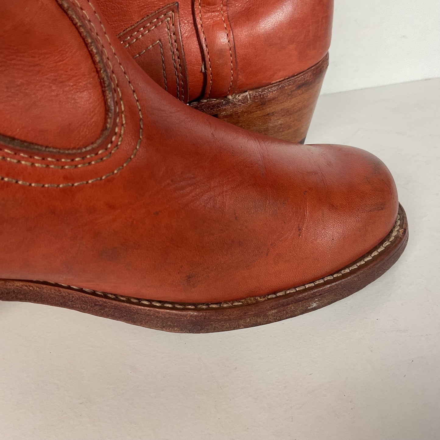 Vintage Dexter Campus Boots | Distressed | Braided | USA Made | Women’s 10 M