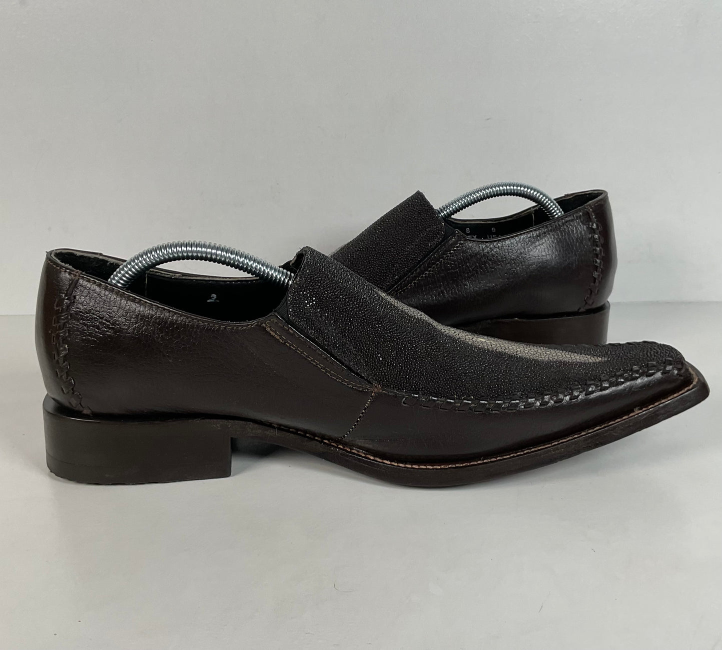 Stingray Mule Clogs | Western | Exotic | Dark Brown | Men’s 9