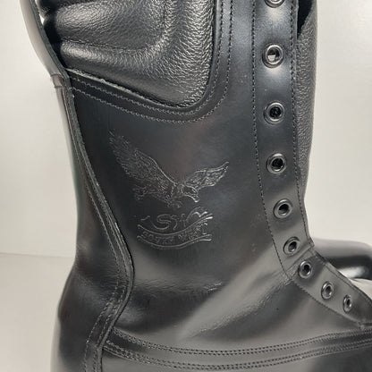 Southwest Boot Company | Glossy Patrol Boots | Soft Toe | USA Made | Men’s 13 D