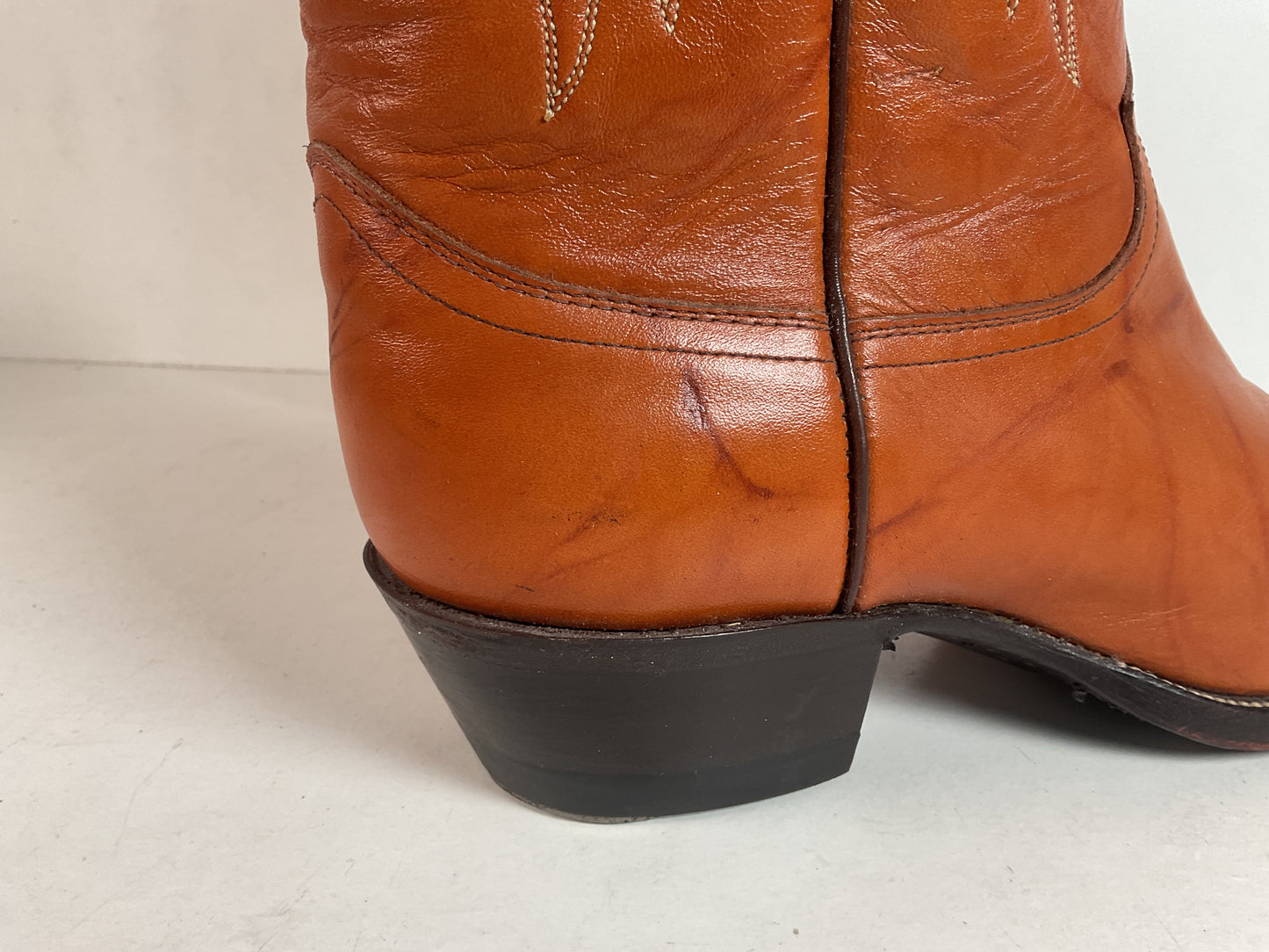 Vintage Justin Redwood Cowboy Boots | USA Made | 10.5 D