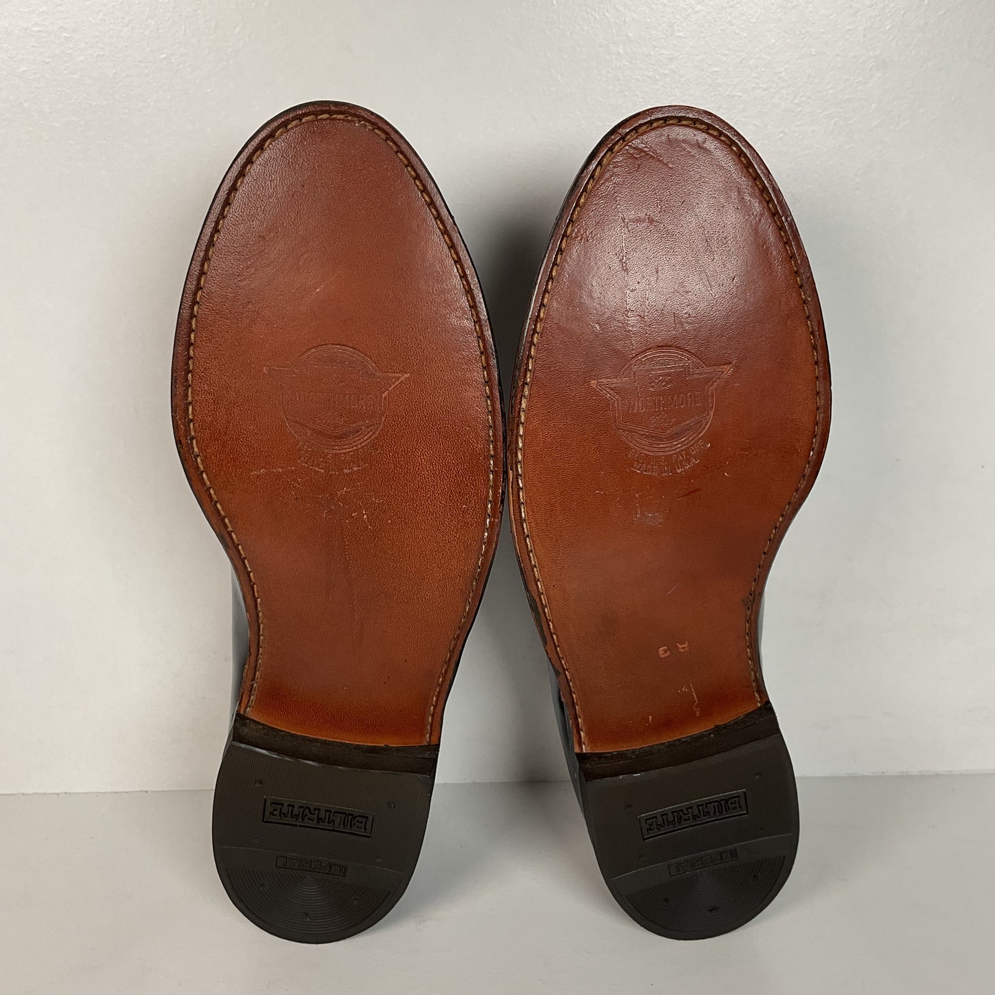 Vintage Florsheim Tassel Loafers | USA Made | Black Veal | High Shine | 10 EEE