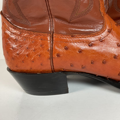 Vintage Nocona Full Quill Ostrich | Exotic | USA Made | Men’s 9 D