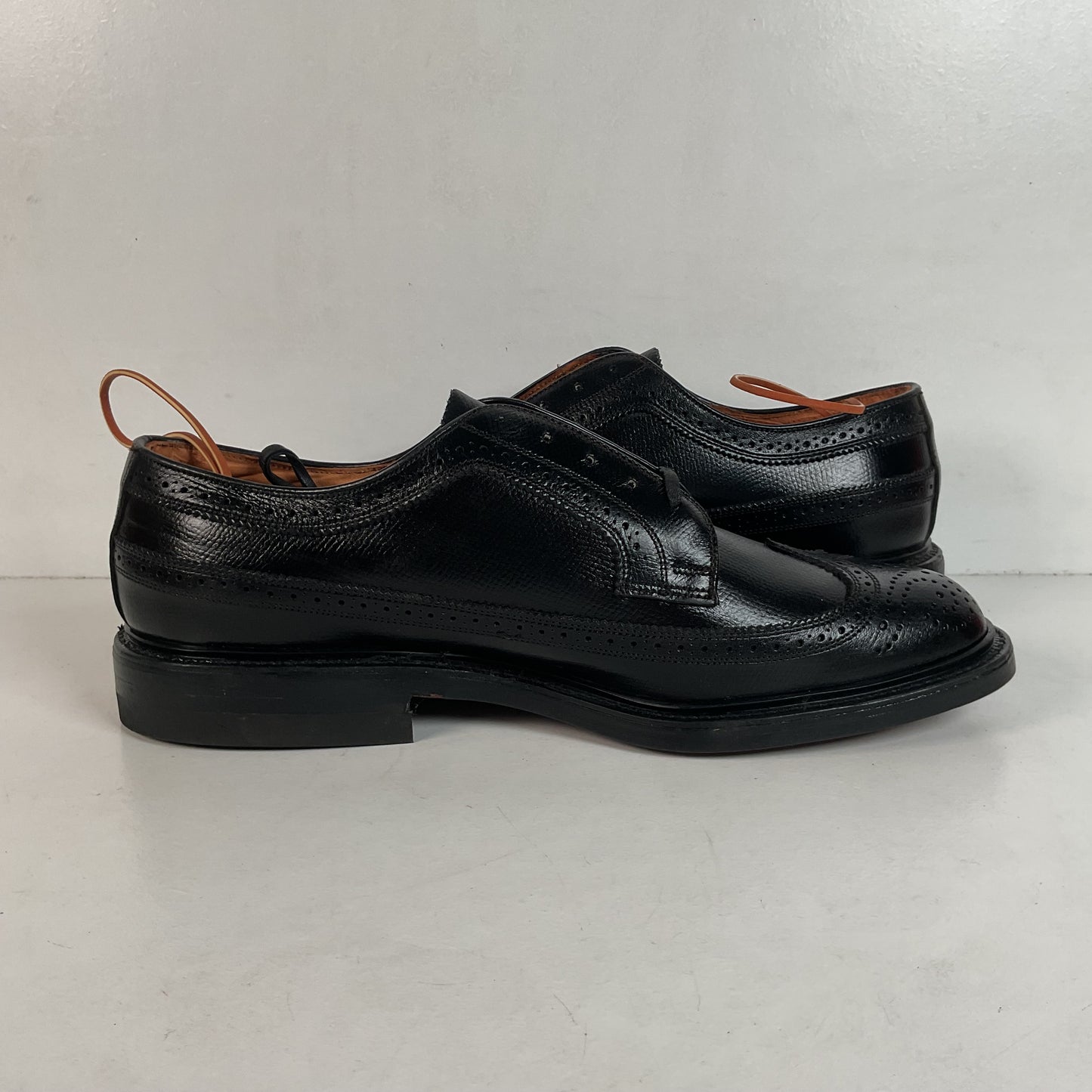 1970s Spiegel Longwing Derby Shoes 10 EEE Custom Grade Gunboat
