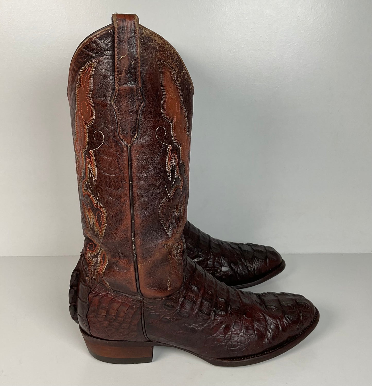 McClintock Hornback Caiman Cowboy Boots | Exotic | Men’s 9 D