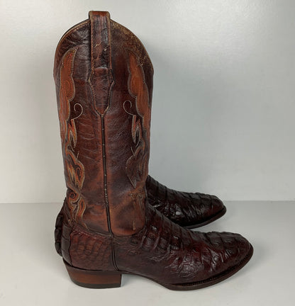 McClintock Hornback Caiman Cowboy Boots | Exotic | Men’s 9 D