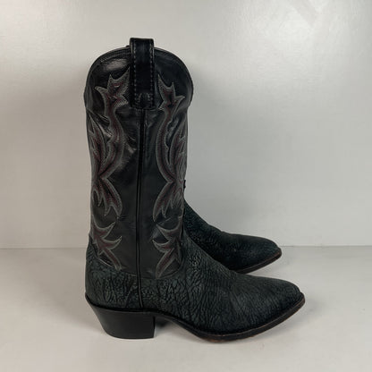 Vintage Dan Post Sueded Shoulder Cowboy Boots | USA Made | Men’s 8 D
