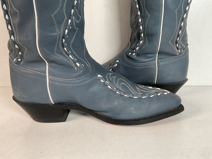 Dan Post Albany Bucklace Cowgirl Boots | Mule Skin | Blue | Women’s 8 M