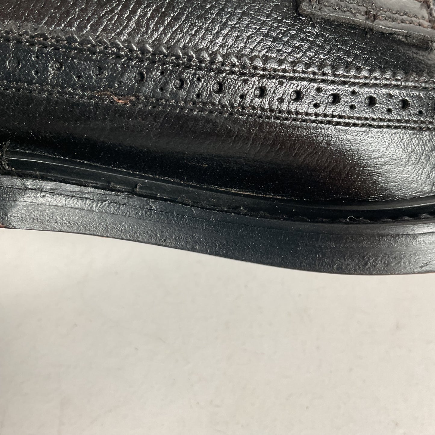 1970s Spiegel Longwing Derby Shoes 10 EEE Custom Grade Gunboat