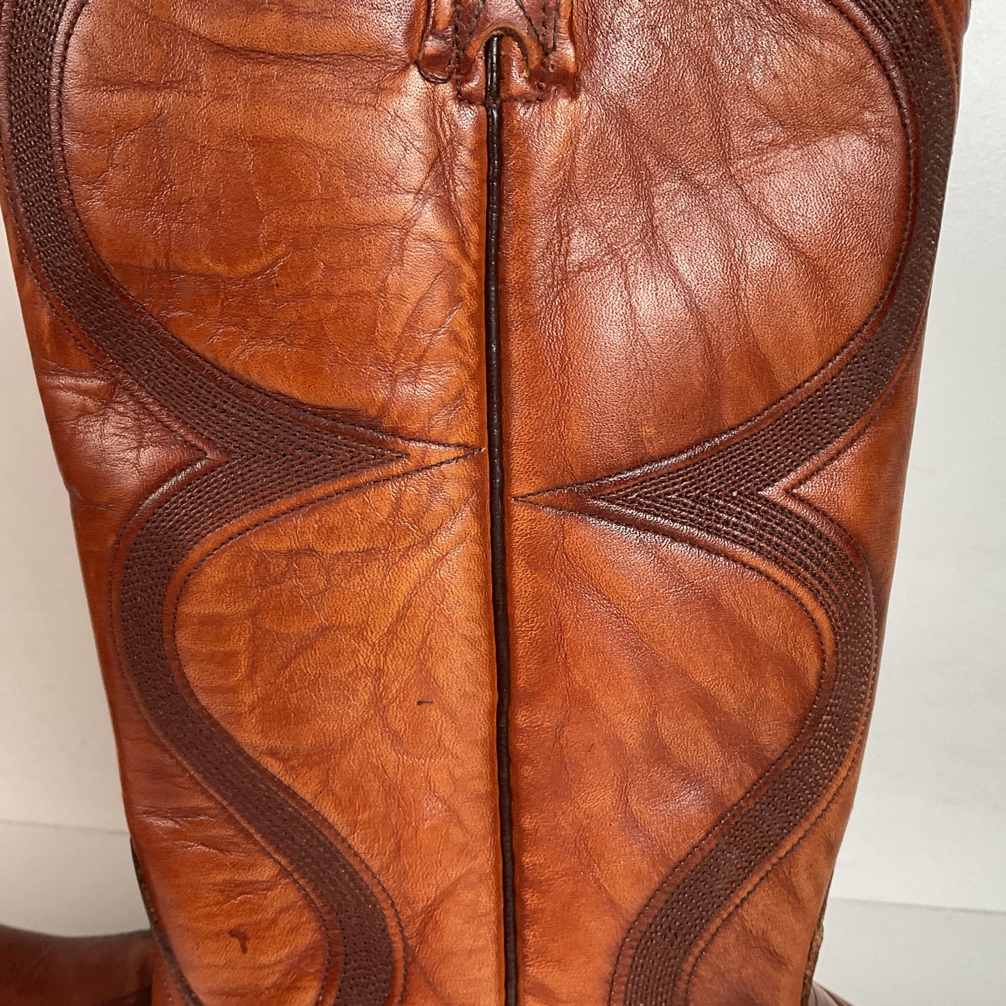Vintage Dan Post French Toe Cowboy Boots | 1970s | 10.5 D