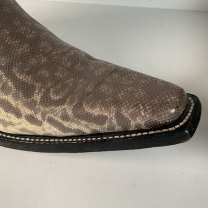 Karung Snakeskin Cowboy Boots | Water Snake | Exotic | Men’s 10.5