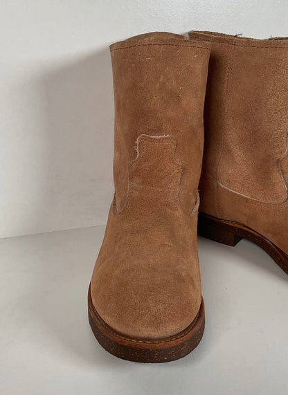 Vintage Sears Roebuck Wellington Boots | Rough Out Suede | Wearmaster | 8 D