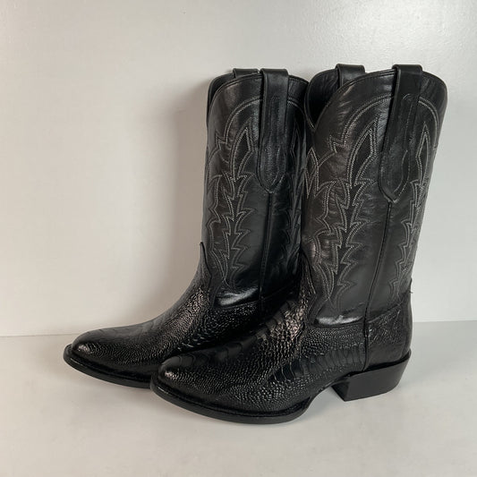 J.B. Dillon Ostrich Leg Cowboy Boots | Exotic | Men’s 8.5 EE