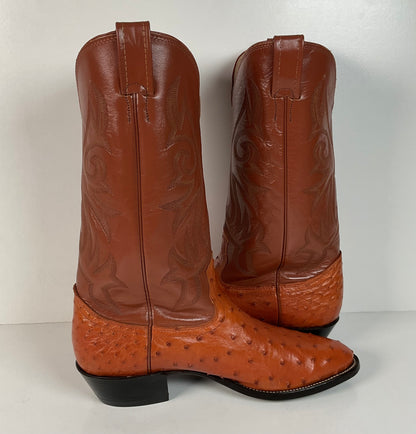 Vintage Nocona Full Quill Ostrich | Exotic | USA Made | Men’s 9 D
