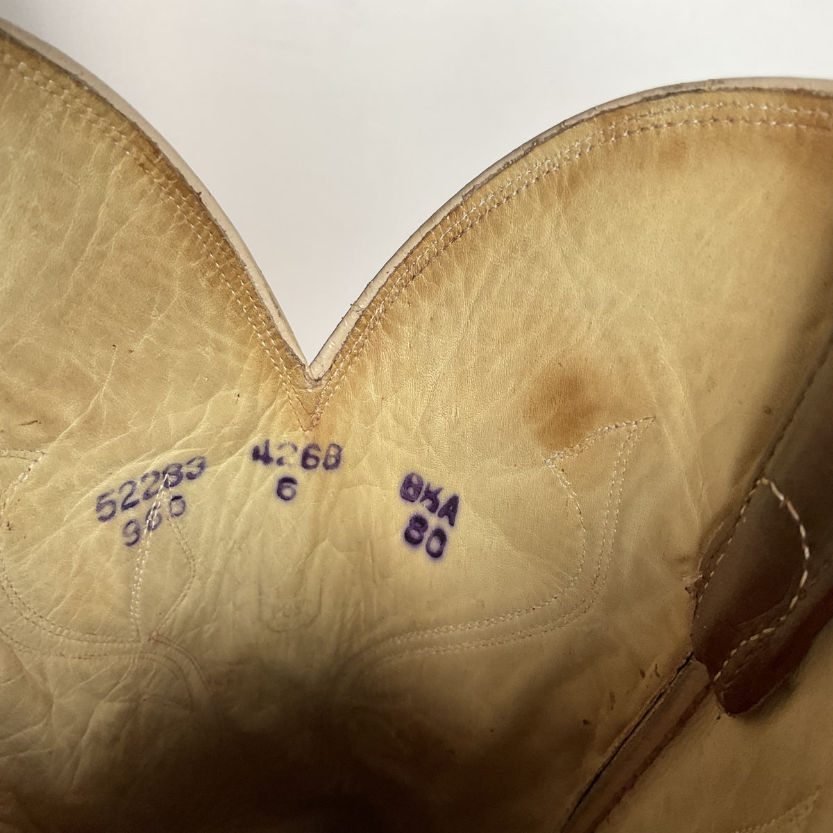 Vintage Dan Post Tulip Cowgirl Boots | Snakeskin | Men’s 8.5 | Women’s 9.5