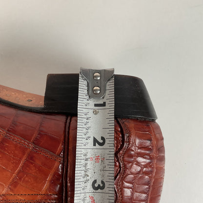 Cuadra Alligator Tail Cowgirl Boots | Butterfly Inlay | Men’s 7 | Women’s 8