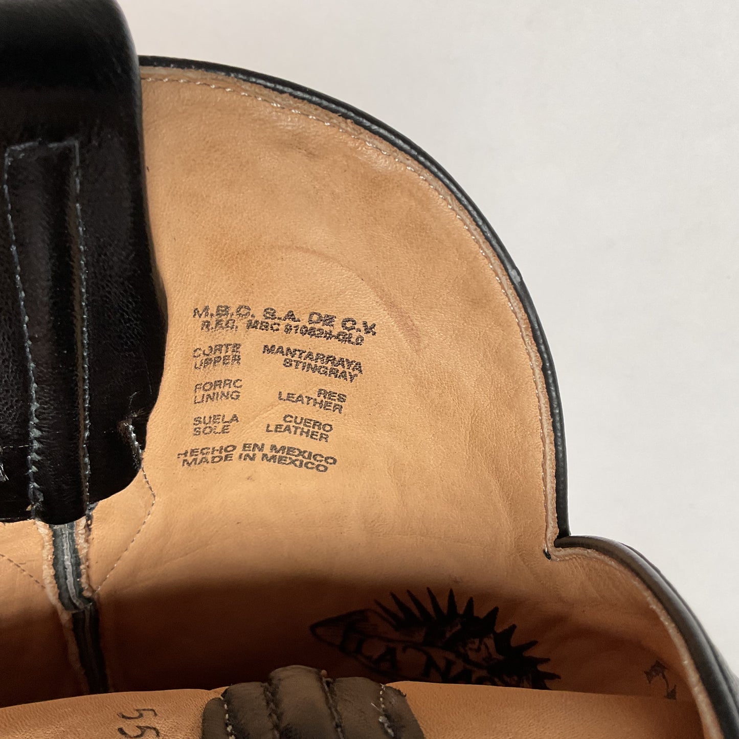 Sea Stingray Cowboy Boots | La Nacional | Matching Belt | Exotic | Men’s 9.5
