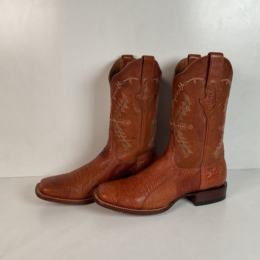 Lucchese for Resistol Ranch Ostrich Leg Roper Boots Men’s 10 B Exotic