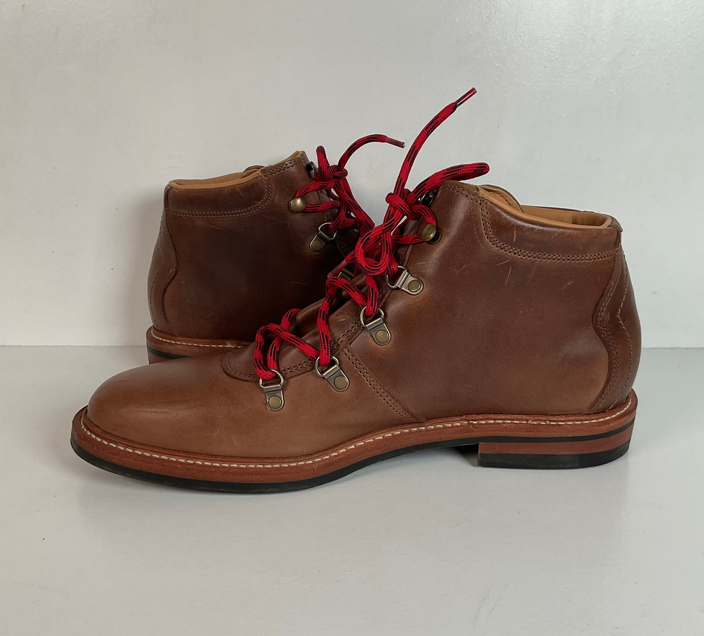 Oak Street Bootmakers Summit Hiking Boots 12 D Chromexcel USA Made