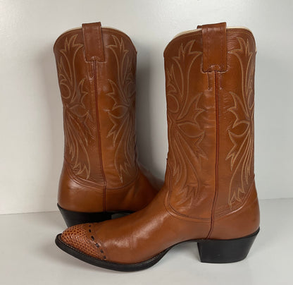 Vintage Nocona Cowboy Boots | Teju Lizard Wingtip | Men’s 10.5 D