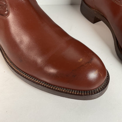 Vintage Jarman Cloth Pull Military Style Boots 11 Narrow 1940s