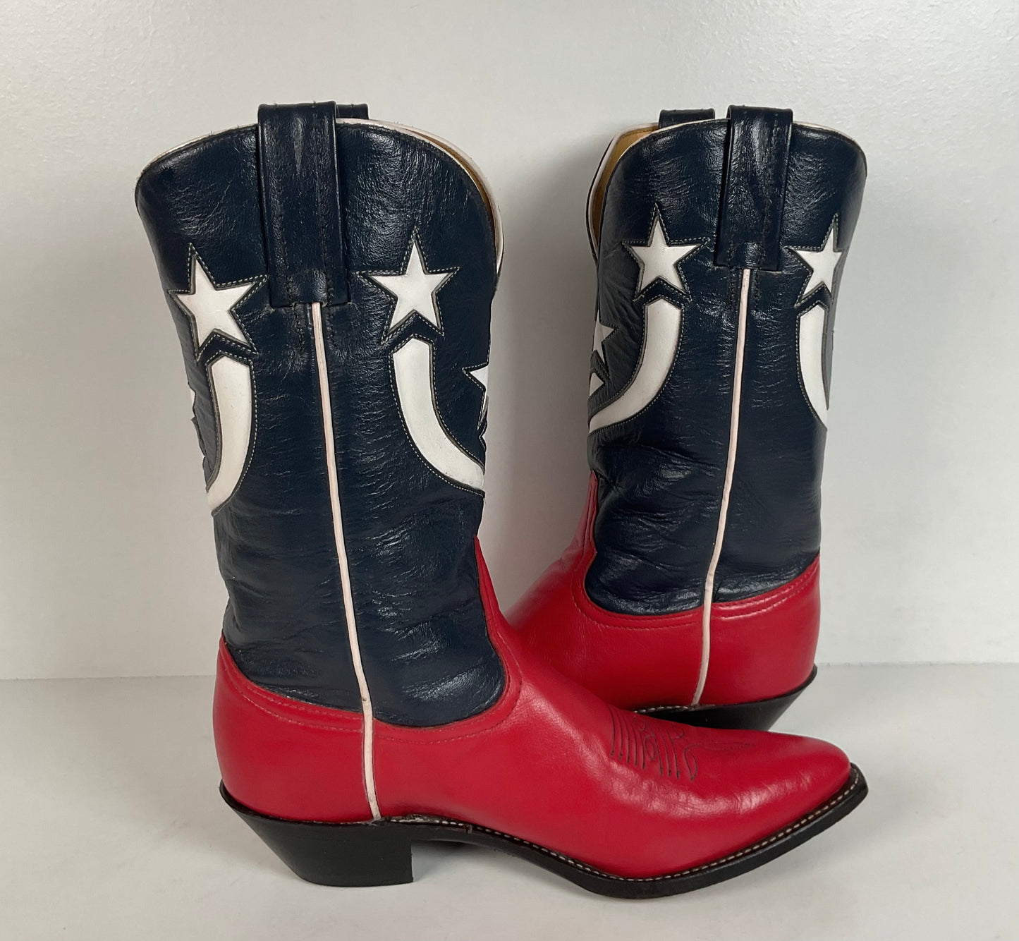 Tony Lama 4th of July Cowgirl Boots | Stars & Stripes | USA Made | Women’s 6.5 B