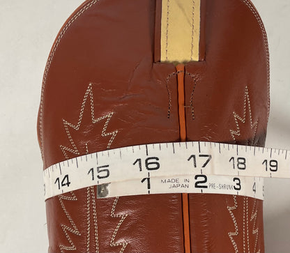 Vintage Tony Lama Urban Cowboy Boots | Lizard Wingtip | Gold Label | Men’s 9 B