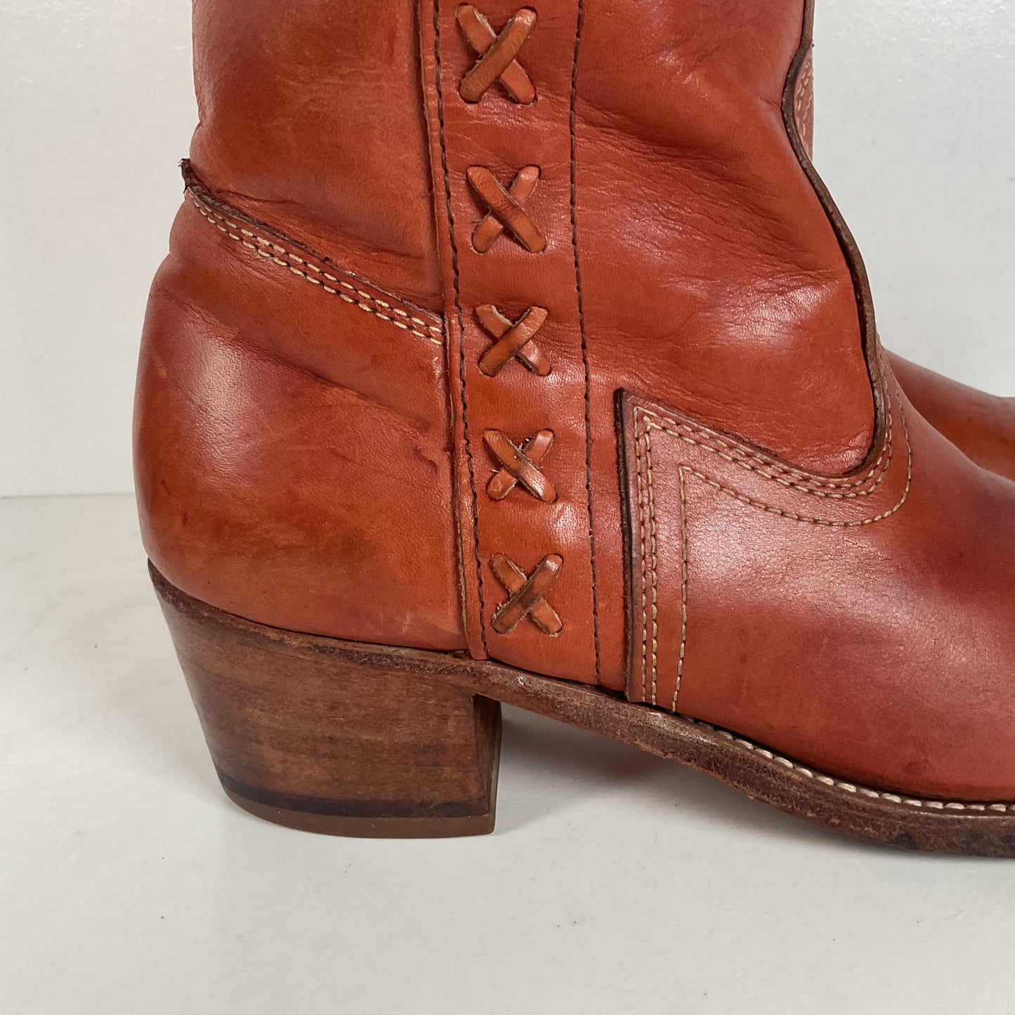 Vintage Dexter Campus Boots | Distressed | Braided | USA Made | Women’s 10 M