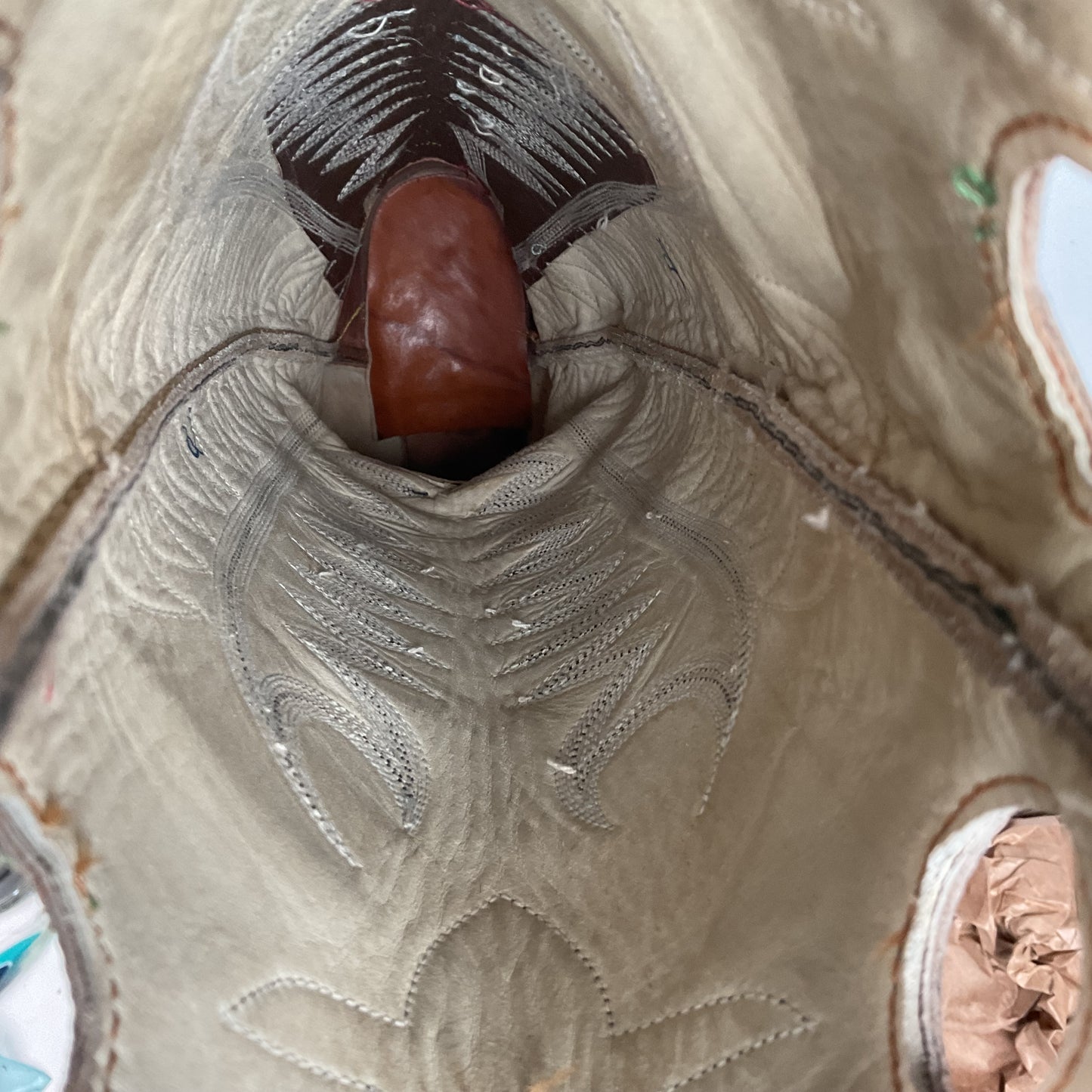 Vintage Sanders Shark Skin Buckaroo Boots Men’s 6.5 | Women’s 8 Exotic Overlay