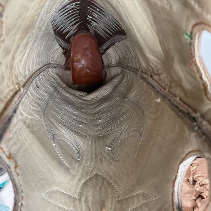 Vintage Sanders Shark Skin Buckaroo Boots Men’s 6.5 | Women’s 8 Exotic Overlay