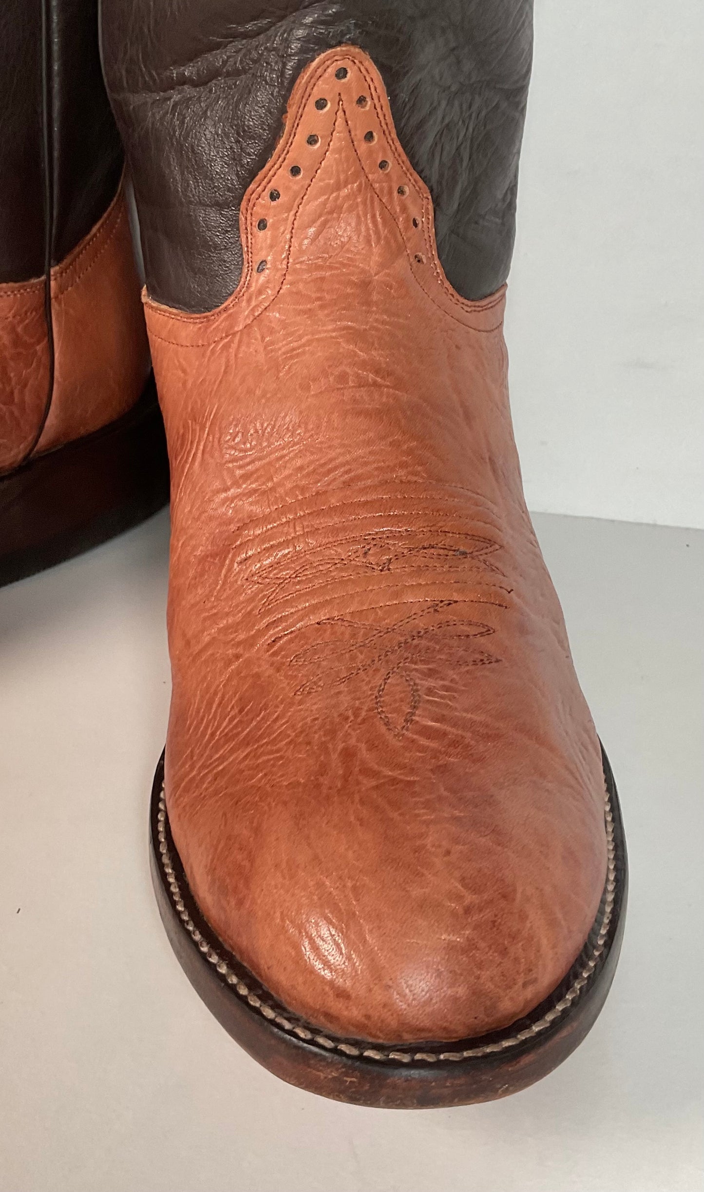 Carter’s Honcho Roper Boots 11.5 E Custom USA Made Bozeman