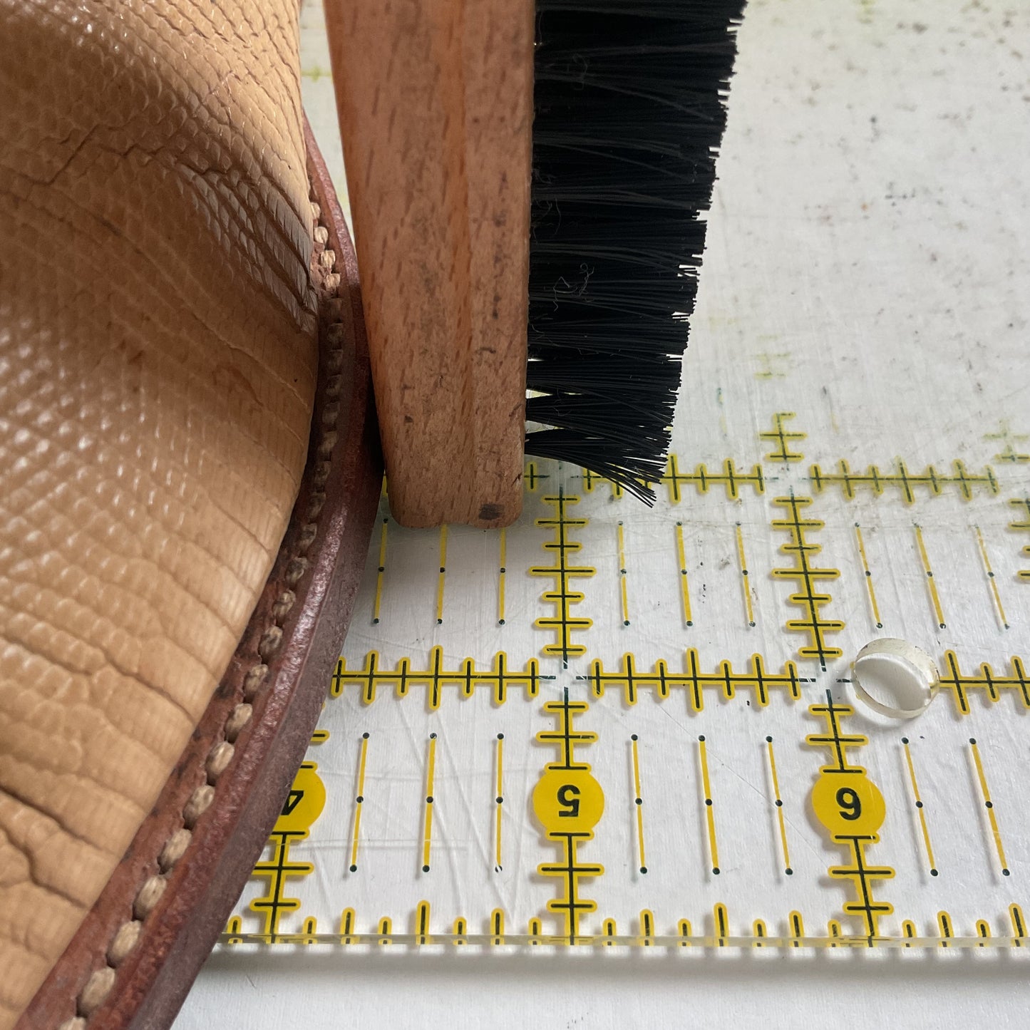 Vintage Dan Post Monitor Lizard Cowboy Boots | Golden Spur Collection | Blonde | 10 D